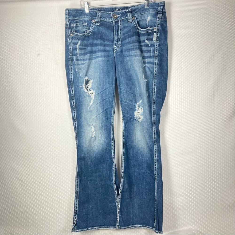 Silver Jeans Frances Flare (size 16)